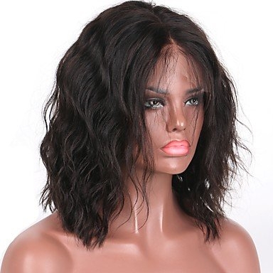 Peruvian Lace Front Wigs Short Bob 13x6 Lace Front Human Hair Deep Parting Natural Wave Human Hair Wig - Image 3