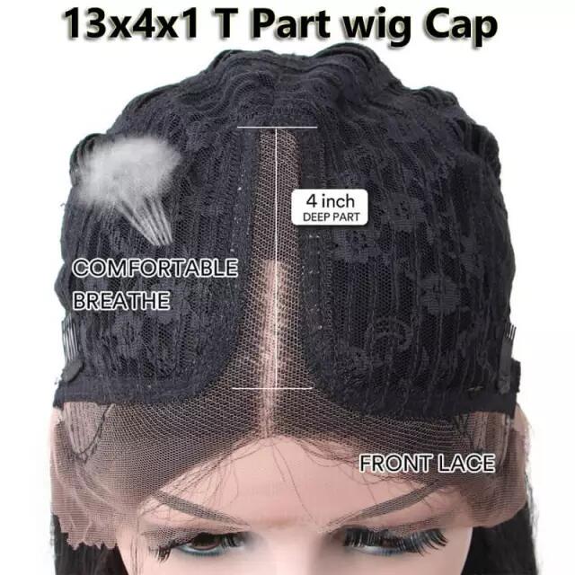Ombre Light Pink and Blonde Wigs HD Lace Front Brazilian Human Hair Wig Highlight Wigs Skunk Stripe Wigs Pre Plucked Straight Glueless Wig 150% Density Medium Cap - Image 4
