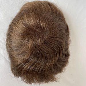 1B60 Side Or Back Hair Patches 8x8 cm Full Skin PU Base Toupee For Men Covering Bald Spots On Head Sides Or Back - Image 20