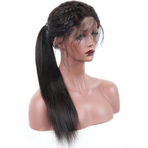 13x6 Lace Front Human Hair Wigs With Baby Hair 250% Density Straight Brazilian Hair Wigs Bleached Knots With Natural Baby Hair - Image 3