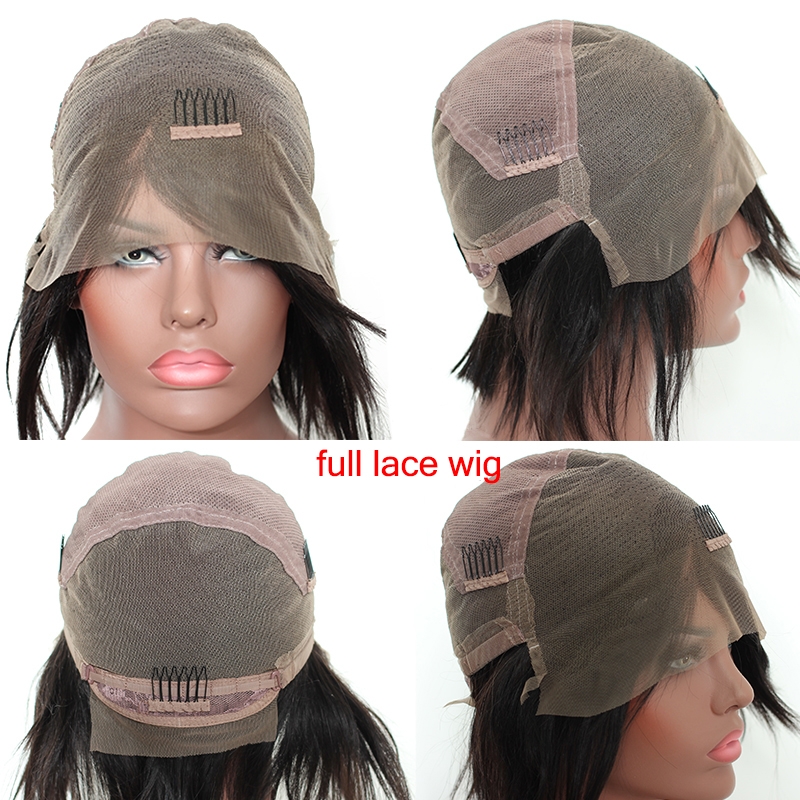 Ombre blonde #1B/27 Brazilian Wave Hair Full Lace Wigs Caps Dark root Lace front wig Bleached knot Pre plucked hairline - Image 7