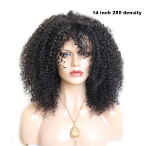 13x6 250% Density Brazilian Unprocessed Human Hair Lace Front Wig Afro Kinky Curly Wigs With Natural Baby Hair - Image 2