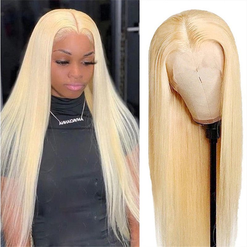 613 Blonde 13X6 Hd Lace Front Human Hair Wigs Pre Plucked Straight Human Hair Beauty Supply - Image 8