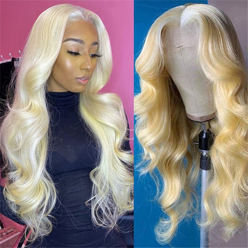 613 Honey Blonde Body Wave 13X6 Hd Lace Wigs Human Hair Wigs For Women Pre Plucked - Image 2