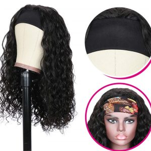 Body Wave Headband Wig Human Hair Wigs Balayage Ombre Highlight With Dark Roots, Wear And Go None Lace Human Hair Wigs For Black Women - Image 4