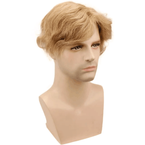 Swiss Full Lace Men's Toupee 1B Color 100% European Human Hair Toupee For Men 8 x10 Inch Lace Mens Wigs Hair System - Image 8