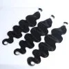 Body Wave I Tip Human Hair Extensions Microlinks Brazilian Virgin Hair Bulk 100% Human Hair Natural Black For Women Pwigs