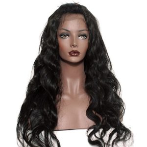 Alternative view of 300% Density Lace Front Human Hair Wigs Body Wave Brazilian Remy Human Hair Glueless Front Lace Wig Human Hair for Black Women Natural Color