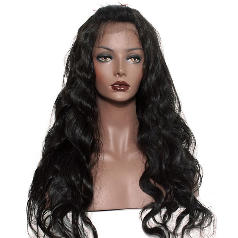 300% Density Lace Front Human Hair Wigs Body Wave Brazilian Remy Human Hair Glueless Front Lace Wig Human Hair for Black Women Natural Color - Image 2