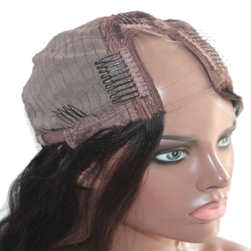 U Part Wigs Unprocessed Peruvian Human Hair For Black Women Deep Wave U Part Wig Natural Color - Image 6