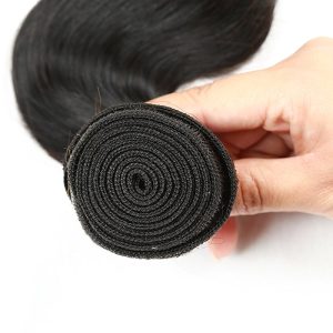 Virgin Hair 3 bundles With Closure Body Wave Free Part Unprocessed Human Hair Bundles Weave Weft with Lace Closure Natur - Image 5