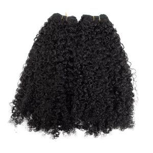 Vendor Kinky Curly Burmese Curly Hair Weft Raw Virgin Brazilian Hair For Black Women Hair Bundle Human Hair Bundles Curly 100% Remy Hair Extension Human Weave 3 Bundle