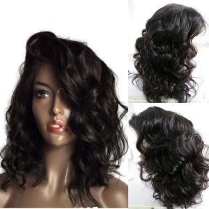 Short 13x6 Lace Front Wigs 130% Density Human Hair Natural Wave Bob Wig Brazilian Glueless Full Lace Wig With Baby Hair For Black Women - Image 4