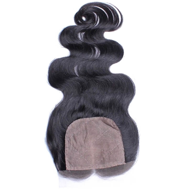 Lace Closures In Beauty Supply Stores Body Wave Brazilian Remy Hair Silk Base Top Lace Closure 4x4inches Natural Color - Image 4