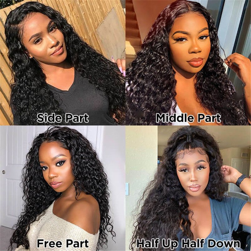 Brazilian Water Wave 5X5 Hd Lace Human Hair Wet And Wavy Wigs Pre Plucked Glueless Lace Wig - Image 5