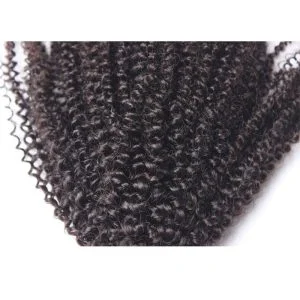Alternative view of Hair Bundles Afro Kinky Curly Hair Weave 3 Bundles Natural Color
