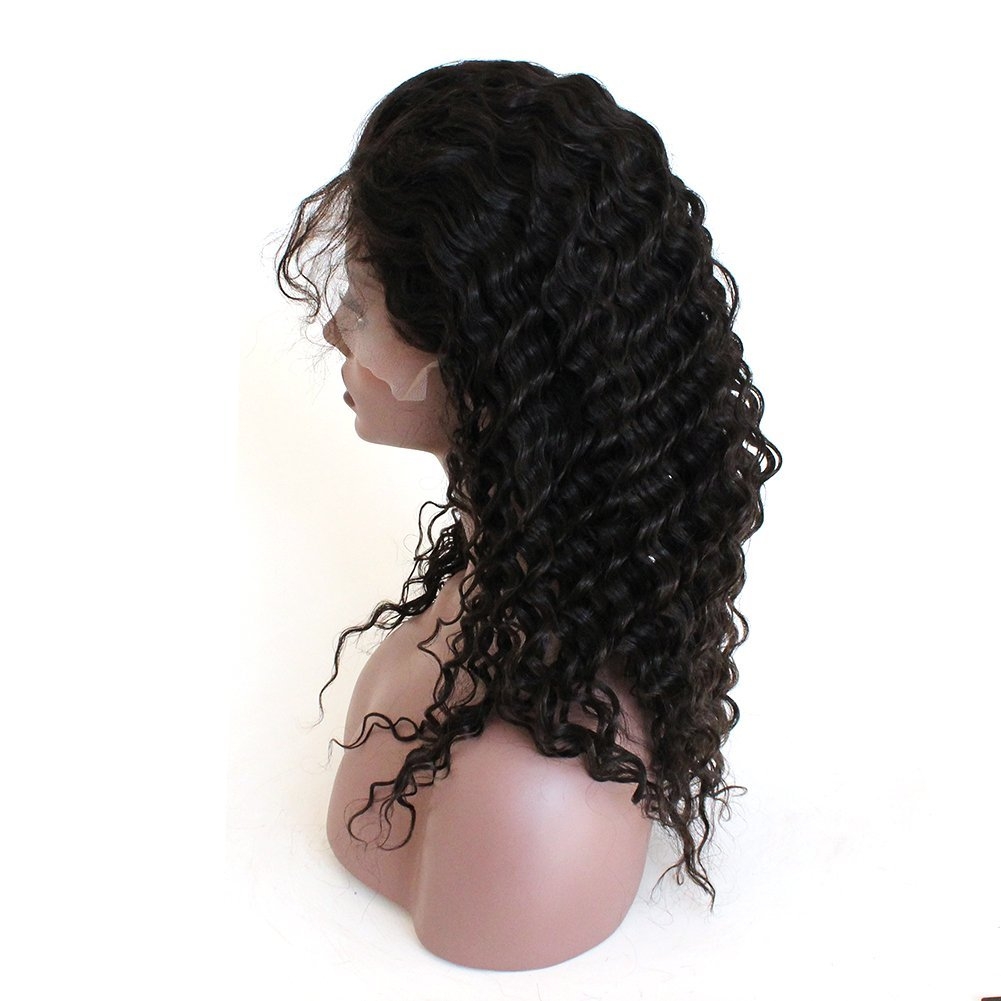 Pre Plucked 13x6inch Deep Part 150% Density Deep Wave Lace Front Human Hair Wigs With Baby Hair For Black Women Brazilian Remy Hair Wigs - Image 3