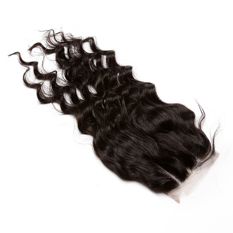 Loose Wave 4x4 Lace Closure With Baby Hair Free Part Brazilian Remy Hair - Image 2