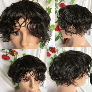 Full Franch Lace Base Toupee for Men 10x8" Human Hair pieces Men's Toupee Replacement System Men Wigs Human Hair Pieces 1B/80 Color - Image 11
