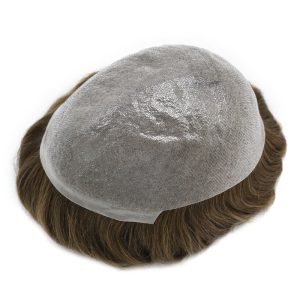 Pwigs Hairpiece 0.06Mm Invisible Thinnest Thin Skin Stock Mens Toupee Super Thin Skin Transparent Poly Hair System 32Mm Slight Wave - Image 11