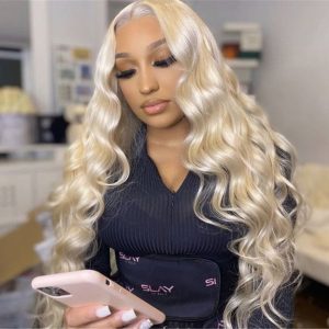 613 Wig Body Wave T Part Lace Wig Human Hair Pre Plucked Transparent Lace Wig For Black Women - Image 2
