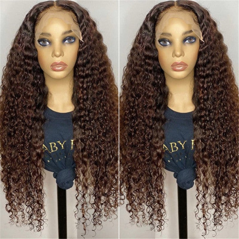 #4 Chocolate Brown Colored 13*6 Hd Lace Front Wig Human Hair Wigs Skin Melt For Black Women - Image 8
