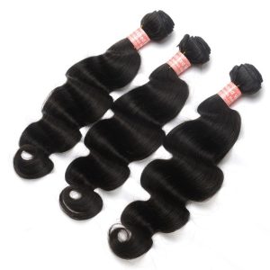 Body Wave Brazilian Human Hair Extensions Weave 3 Bundles - Image 2