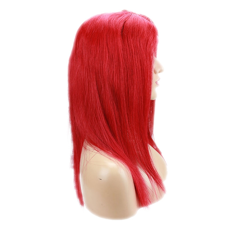 Red Hair Color Malaysia Hair Straight Human Hair Pre Plucked Lace Wigs With Baby Hair For Black Women - Image 5