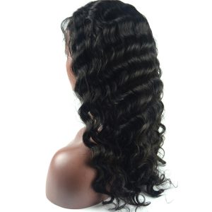 Lace Front Wig Bleached Knots Natural Hair Line With Baby Hair 250% Density Natural Color Deep Wave Brazilian Human Hair On Sale - Image 5
