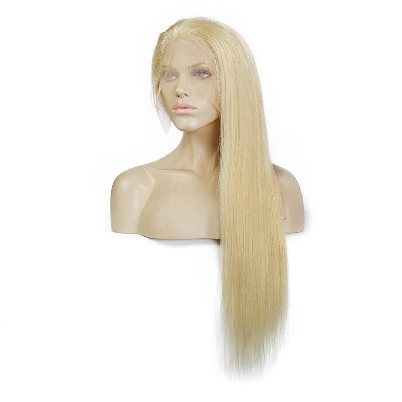 613 Blonde Full Lace or lace Front Human Straight Wig Pure 613# Color For Black Women With Baby Hair - Image 3