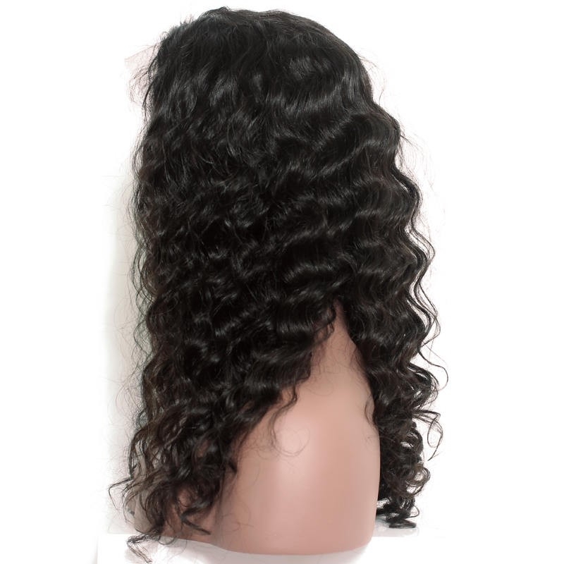 Lace Front Wigs Natural Color Loose Wave Brazilian Hair Bleached Knots With Natural Baby Hair Pre-Plucked - Image 3
