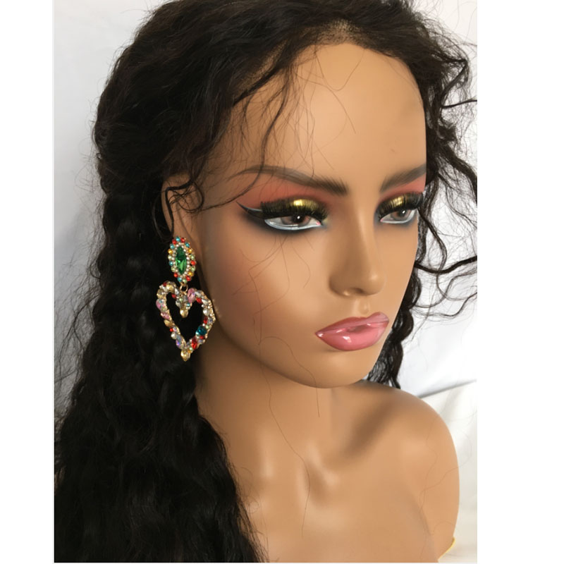 Female Mannequin Head with Shoulders Realistic Mannequin Head for Wig Display PVC Manikin Head With Shoulders Light Brown Color - Image 4
