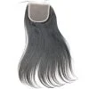 HD Lace Frontal Indian Hair Closure Hairpiece 4x4 inch Sew in Closure 10inch Natural Color