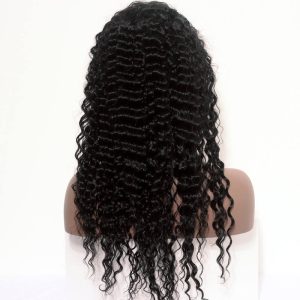 250% Density Wig Pre-Plucked Deep Wave Brazilian Lace Wigs with Baby Hair for Black Women Natural Hair Line - Image 3