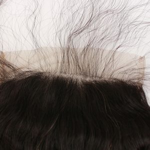 Transparent HD Swiss Thinner lace 5x5 Lace Closures Curly Unprocessed Brazilian Human Hair Pieces Bleached Knots with Baby Hair Free Part - Image 4