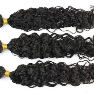 Brazilian Hair Weave Unprocessed Hair Deep Curly Black Hair