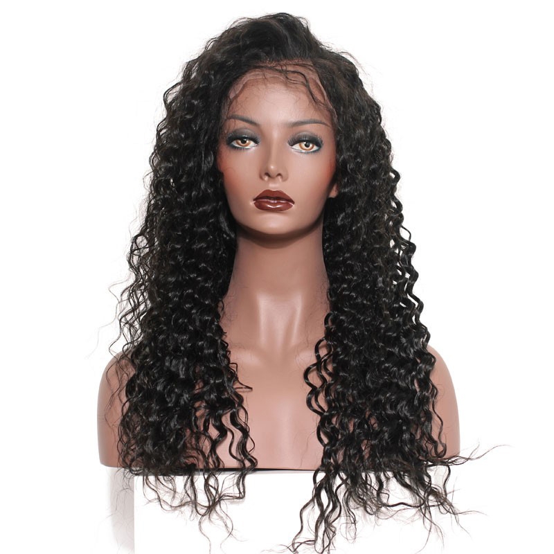 Lace Frontal Wigs Deep Wave Pre-Plucked Natural Hair Line 130% Density Glueless Human Hair Wigs - Image 2