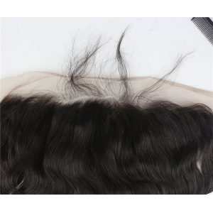 13x4 Full Lace Frontal Closure Body Wave Free Part Ear to Ear Brazilian Human Hair Extensions Frontal Lace Closure with Baby Hair Bleached Knot - Image 4