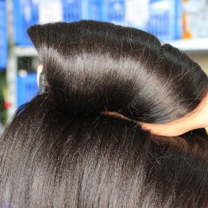 Natural Color Italian Yaki Brazilian Human Hair Weave 3pcs Bundle Deals - Image 5