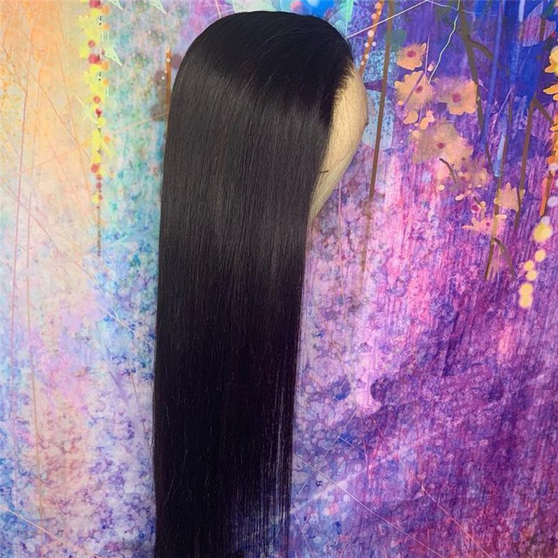 Long Straight 8-28inch Lace Front Human Hair Wigs For Women Bleached knots Brazilian Remy Lace Front Wig Pre Plucked Lace Wigs - Image 3