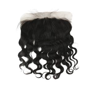 Pwigs Hair Body Wave 13x6 Lace Frontal Closure With Bundles Nature Hair - Image 3