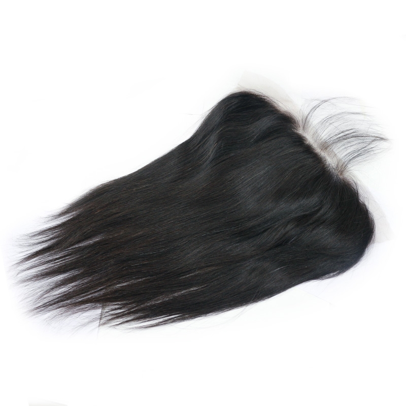 13x6 Lace Frontal Closure Top Grade 8A Straight Indian Human Hair Remy Hair Natural color - Image 2