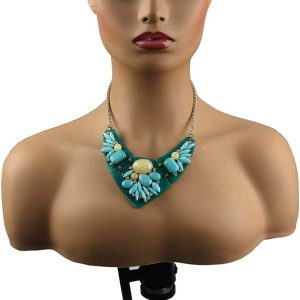 Realistic Female Mannequin Head with Shoulder Manikin PVC Head Bust Wig Head Stand for Wigs Display Making,Styling,Sunglasses,Necklace Earrings - Image 6