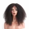 Brazilian Wigs 150% Density Natural Hair Line Afro Kinky Curly Silk Base Full Lace Wigs Real Human Hair Wigs