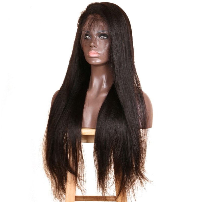 Full lace wig 8A Grade Full Lace Human Hair Wigs Malaysian silky straigh for Black Women - Image 4