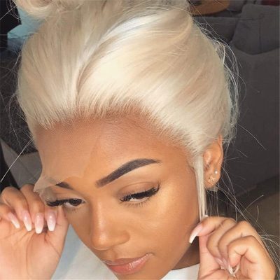 613 Blonde 13X6 Hd Lace Front Human Hair Wigs Pre Plucked Straight Human Hair Beauty Supply