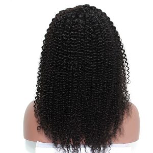 Brazilian Lace Front Wigs Human Hair 250% Density Pre-Plcked Natural Color Kinky Curly With Baby Hair Bleached Knots Lace Wig For Black Women - Image 4