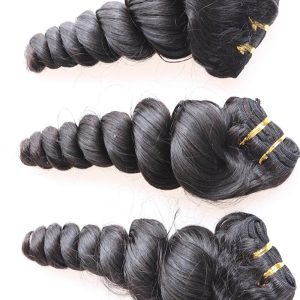 Alternative view of Human Hair Fashion Hair Extensions Cost Pretty Hair Weave Sewn in Hair Extensions Spring Curl (1 PC)