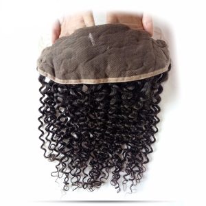 13x4 Lace Frontal Brazilian Human Curly Hair Lace Frontal Closures 1 Piece Ear to Ear Free Part Closure - Image 3