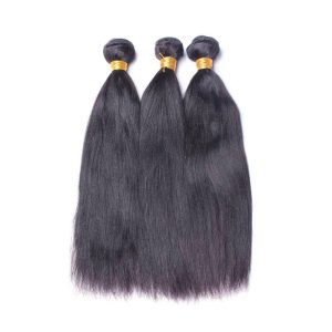 Yaki Straight 1 Pc Bundle Brazalian Remy Hair Straight Hair Extension Human Hair (1 PC)